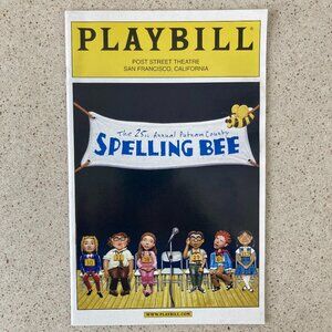 Playbill The 25th Annual Putnam County Spelling Bee Betsy Wolfe Spots on Cover